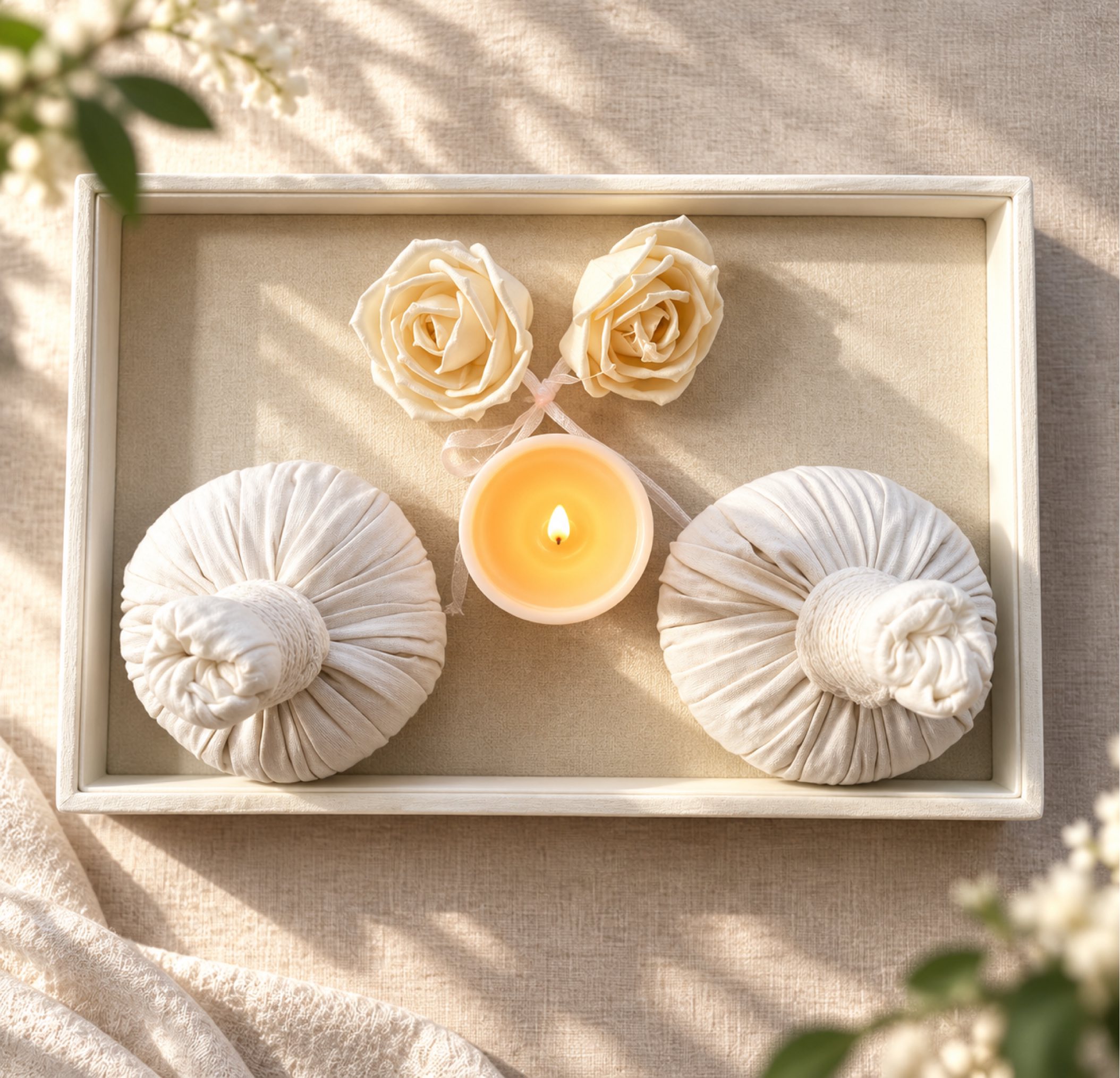 Spa interior with soft lighting