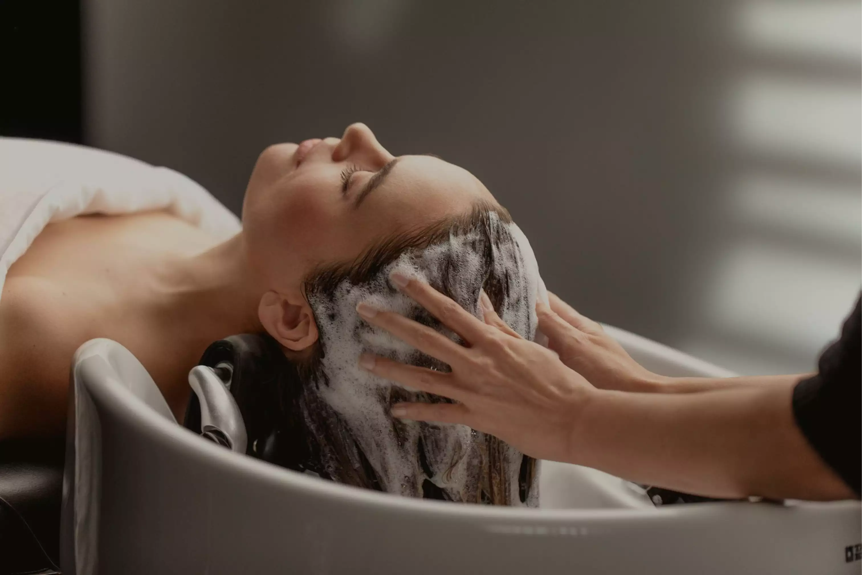 Peaceful spa moment with soft natural light